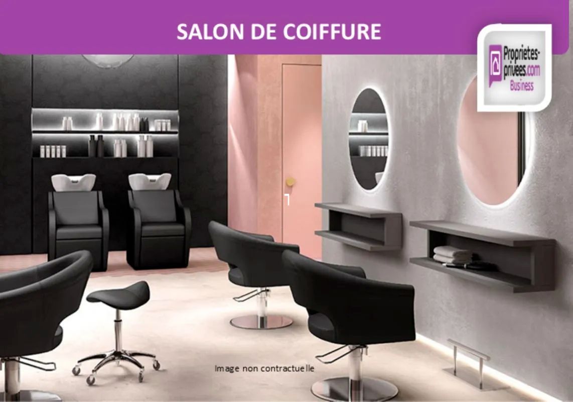 75020 PARIS : SALON DE COIFFURE / ESTHÉTIQUE 30 M²