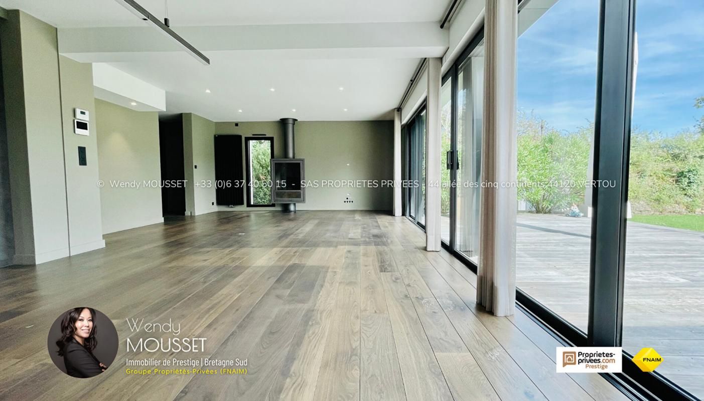 Splendide villa d'architecte avec jacuzzi à 400 m de la Rivière de Crac'h et 3 minutes du port