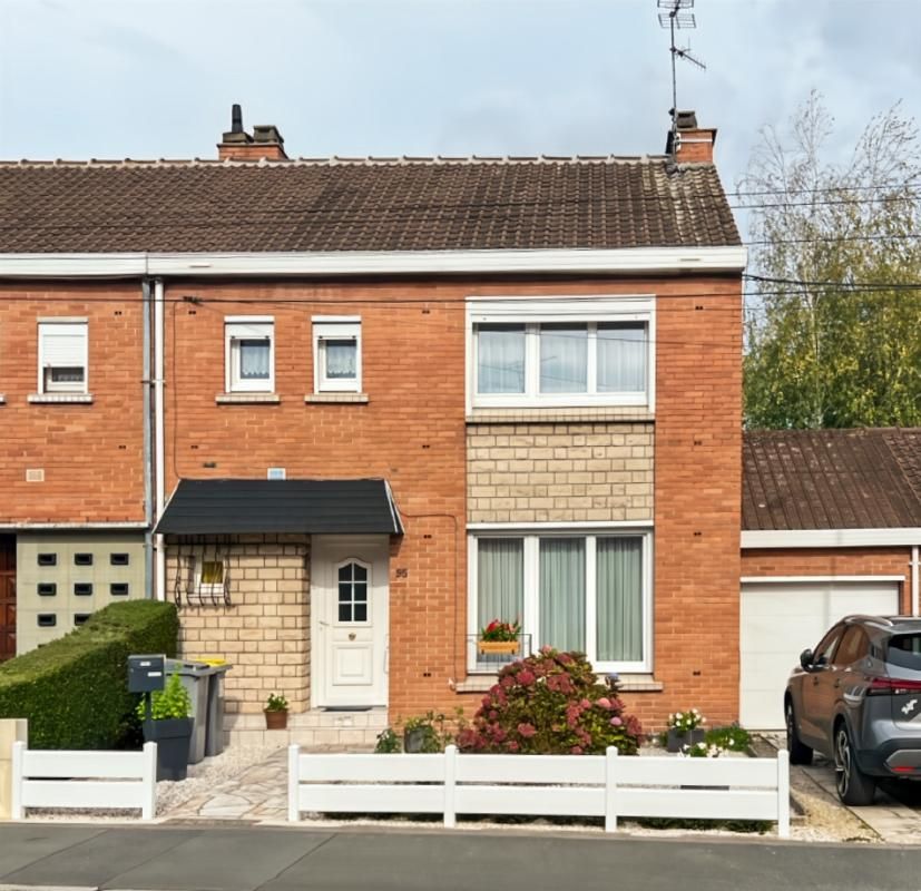 Maison semi-individuelle Lambersart 82 m2, 3 chambres, garage