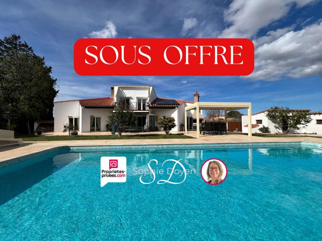 Villa 4 faces proche Argelès sur Mer - 6 pièces 164 m² - studio indépendant