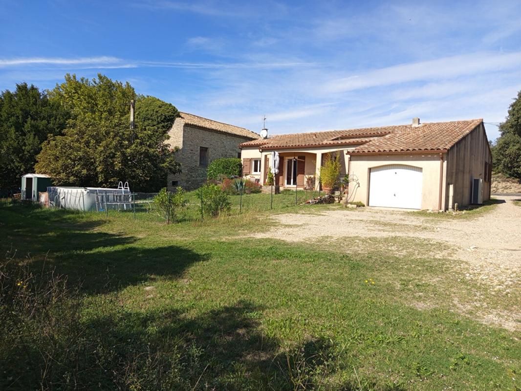 Villa Plain Pied 94m² sur terrain de 4600m², Montségur sur Lauzon, 249 000HAI