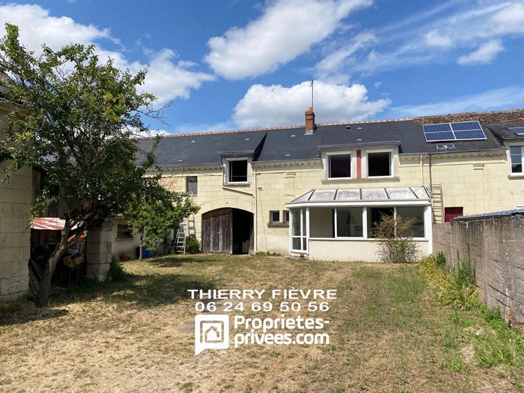 Beaumont En Véron 37420  -  Maison de 5 pièces , 3 chambres, sur un terrain de 1082 m2