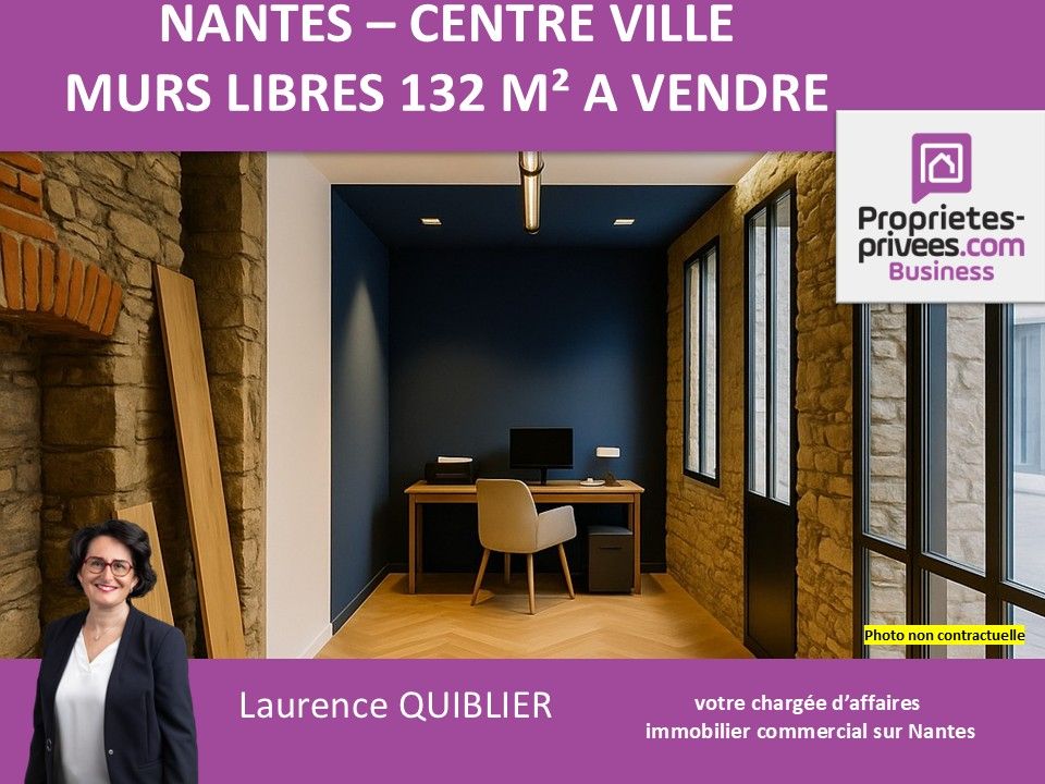 44000 NANTES - LOCAL COMMERCIAL LIBRE 132 M² A VENDRE