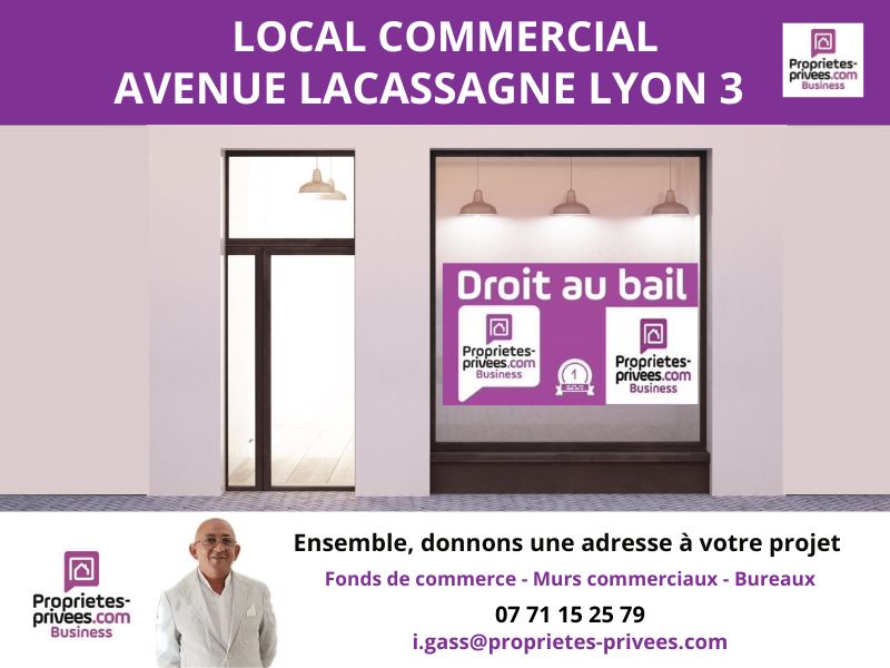 69003 LYON - CESSION DE BAIL, SHOWROOM 70 M² RÉNOVÉ
