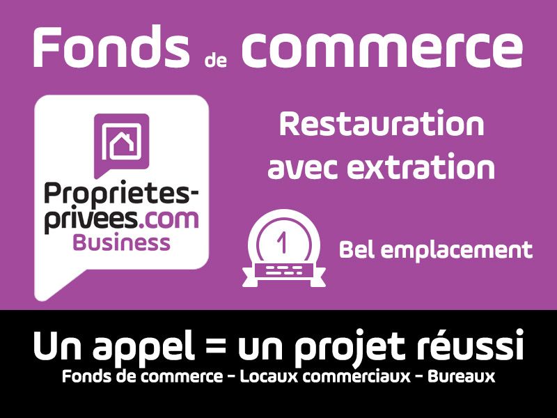 75011 PARIS - RESTAURATION RAPIDE  50 M²  -  GROSSE EXTRACTION 50 M² - EMPLACEMENT N° 1