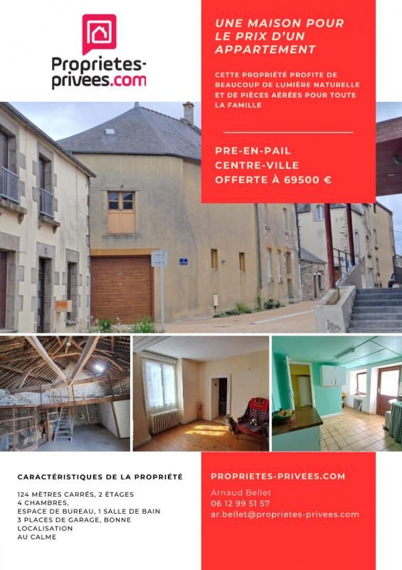 Maison Pre En Pail Saint Samson 6 pièce(s) 124 m2