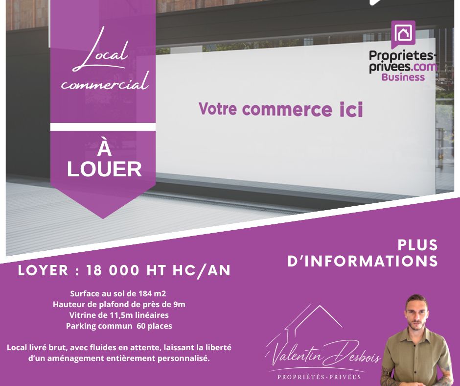 ZI CARCASSONNE - LOCAL COMMERCIAL184 m²