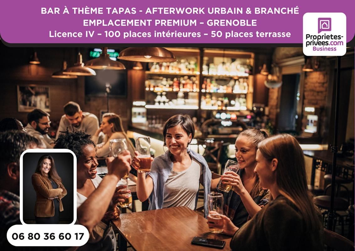 GRENOBLE - BAR TAPAS & BIÈRES AFTERWORK, 130 PLACES, EMPLACEMENT PREMIUM