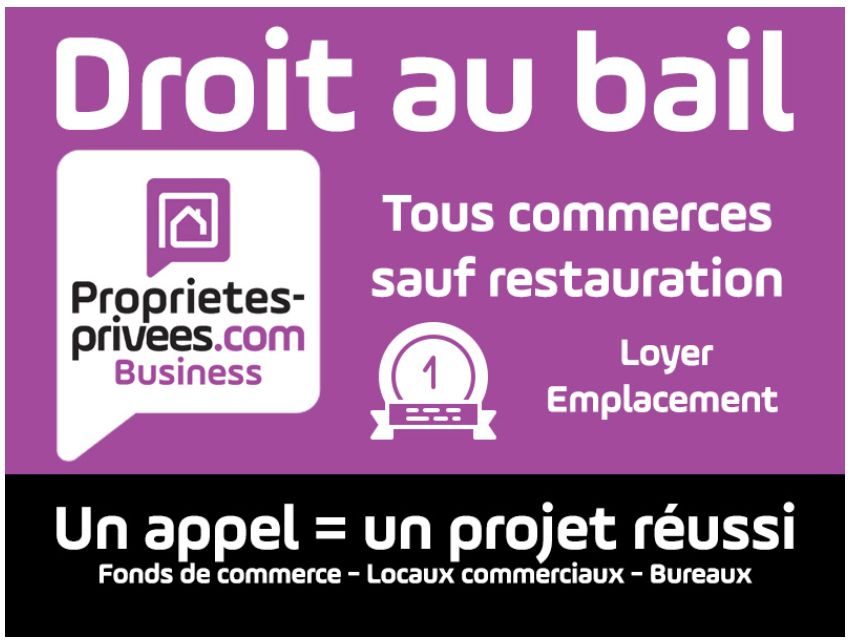 LOCAL TOUS COMMERCES SAUF RESTAURATION Reims ,secteur Venise