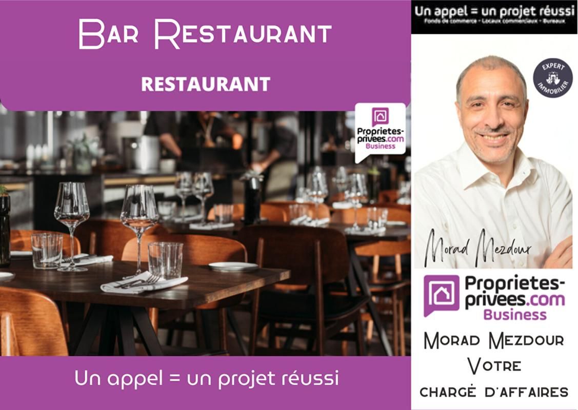 VILLENEUVE D'ASCQ - BAR RESTAURANT 100 couverts TERRASSE 50 Places