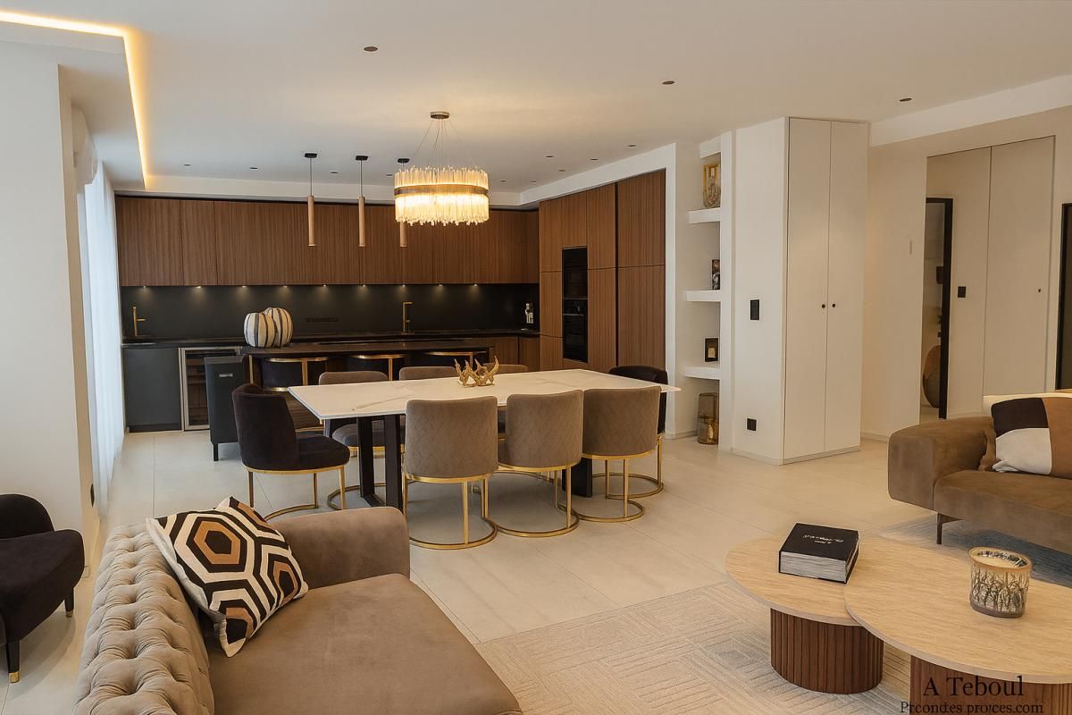 LYON 6EME-TRIANGLE D'OR, SUBLIME T4BIS DE 114M²,4 m2, RENOVE AVEC PRESTATIONS HAUT DE GAMME