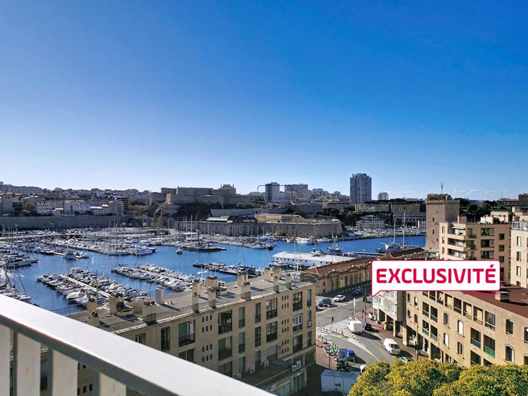 MARSEILLE (13002) - Vieux Port - Exclusivité - Type 2 - Dernier étage - Vue Imprenable