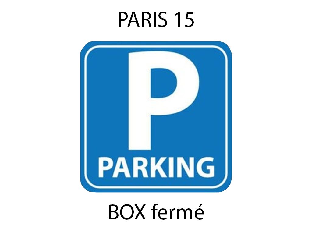 Parking / box 12 m2 - 75015 PARIS - Boulevard Lefebvre - Saint-Lambert - Parc d'expo Porte de Versailles