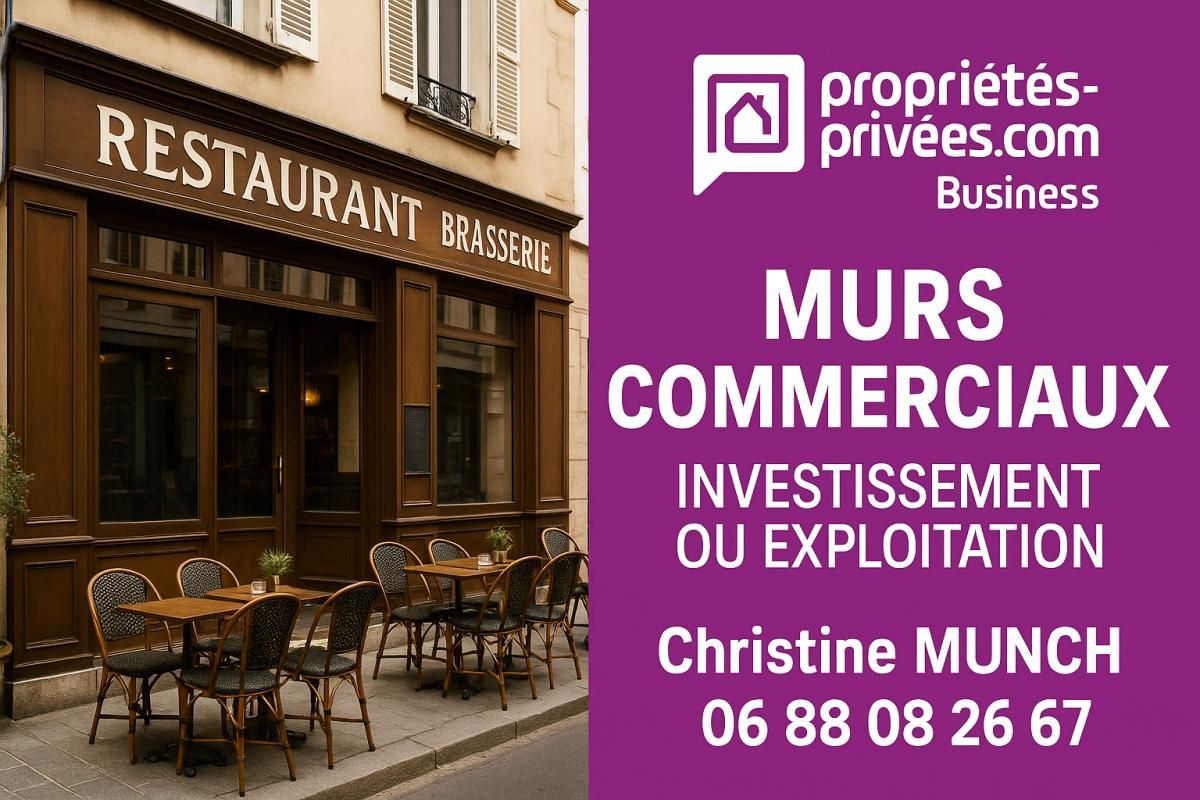 MURS COMMERCIAUX - PONTOISE - RESTAURATION - 250M2