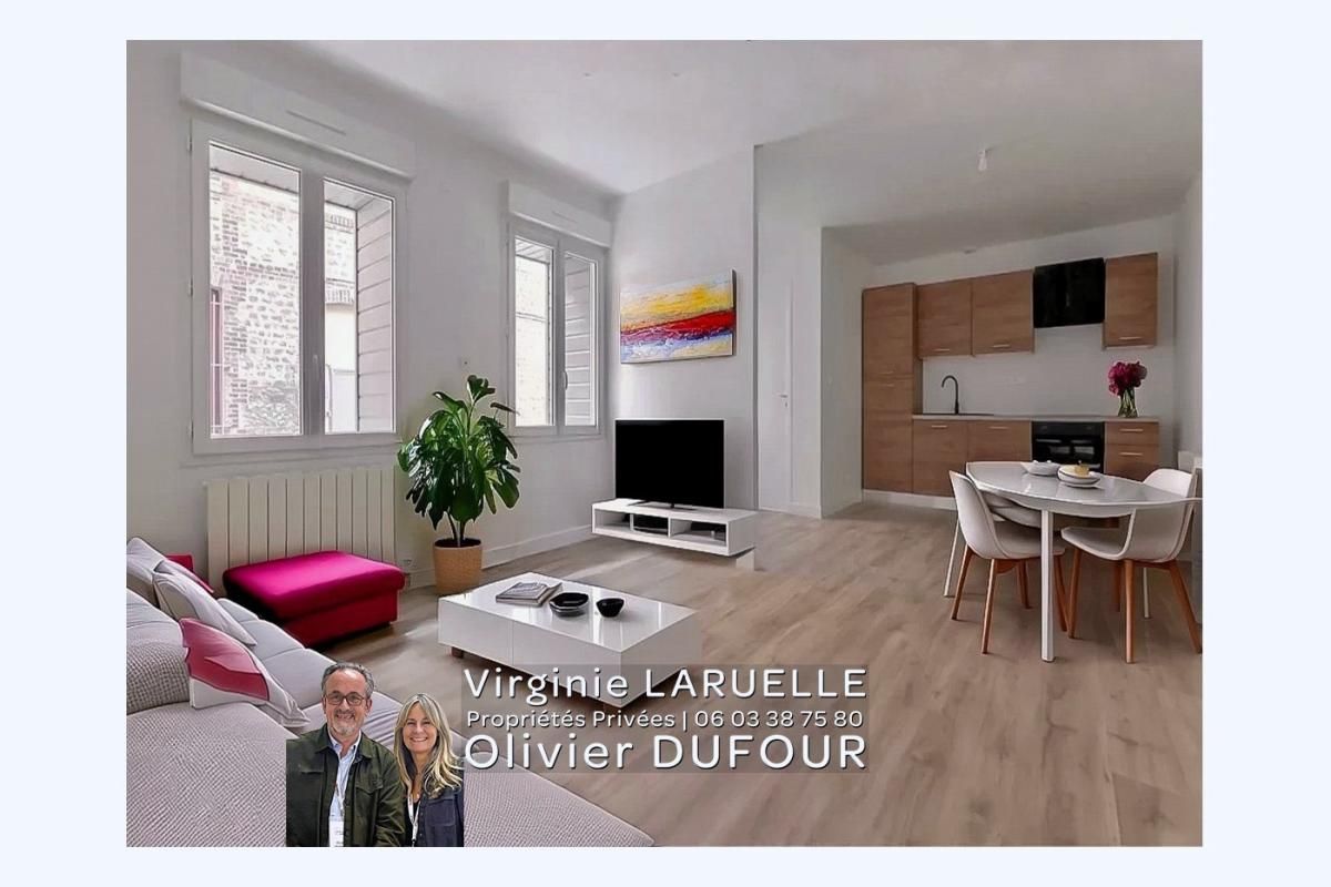 ROUEN CENTRE maison de ville en copropriété avec place de parking