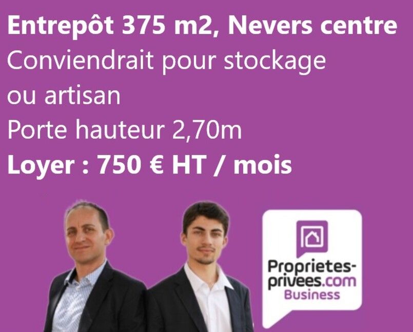 NEVERS CENTRE - LOCATION, ENTREPOT 375 M2