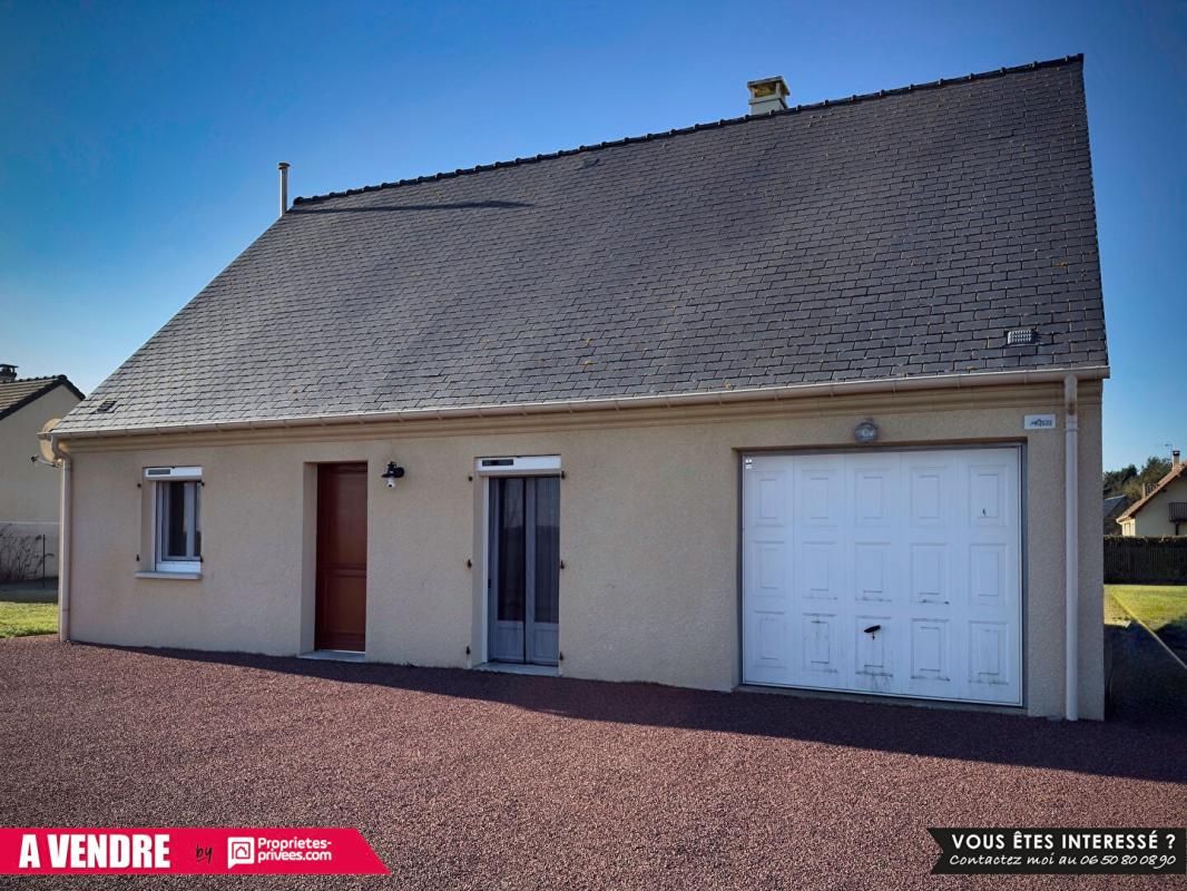 VERNEUIL-SUR-AVRE - PAVILLON PLAIN-PIED, 2 CHAMBRES, GARAGE, COMBLE AMÉNAGEABLE, TERRAIN 1200 M2