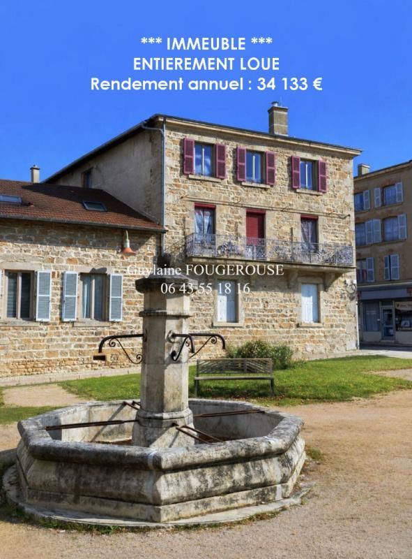 Immeuble entièrement loué 4 appartements + 2 murs commerciaux