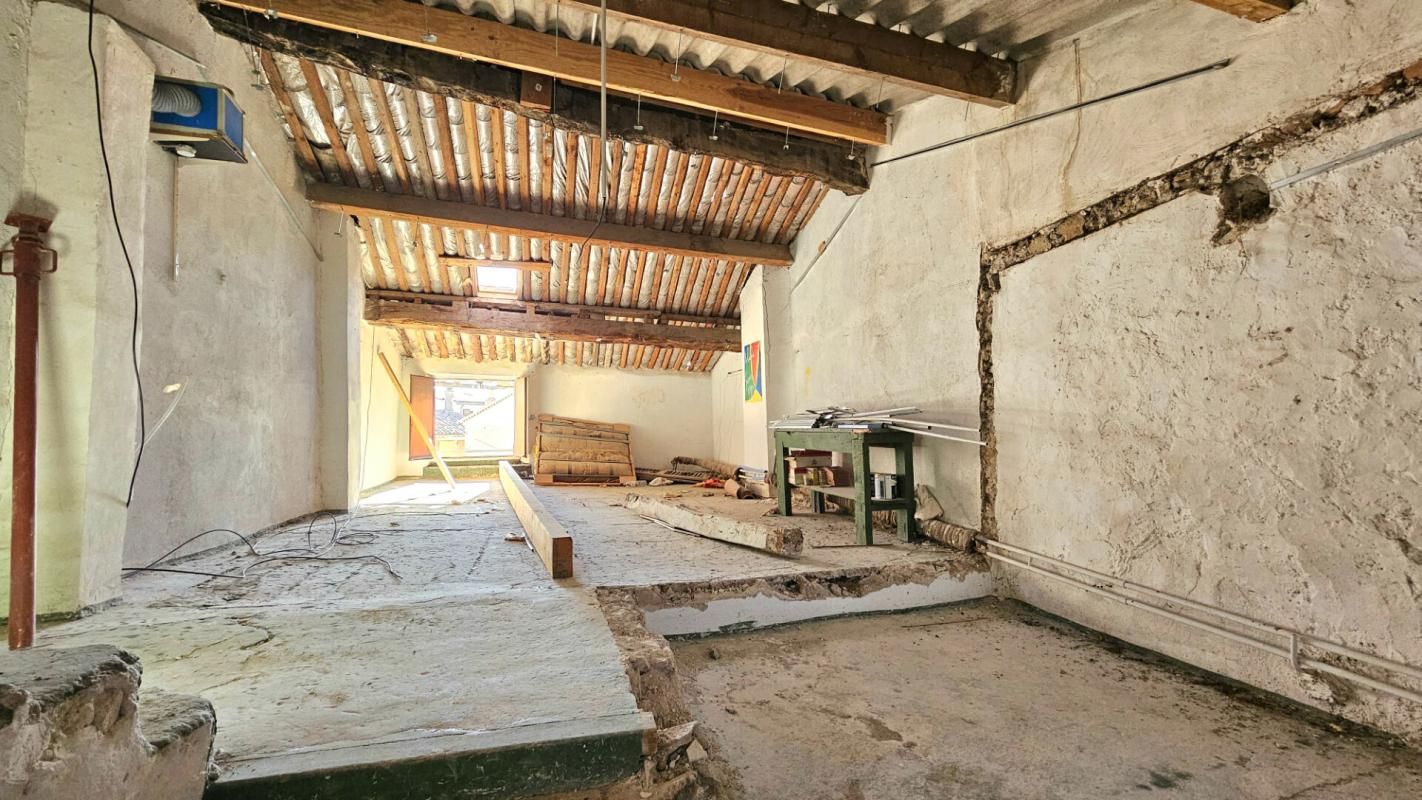 Maison de village en cours de rénovation