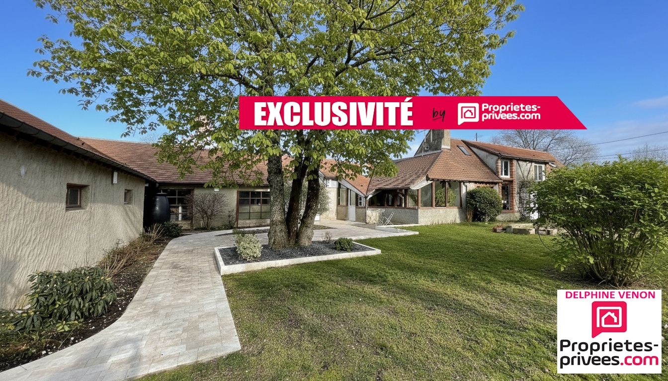 Exclusivité - Longère rénovée à 2 pas du futur lycée sur un terrain de 1100 m² à Chateauneuf Sur Loire