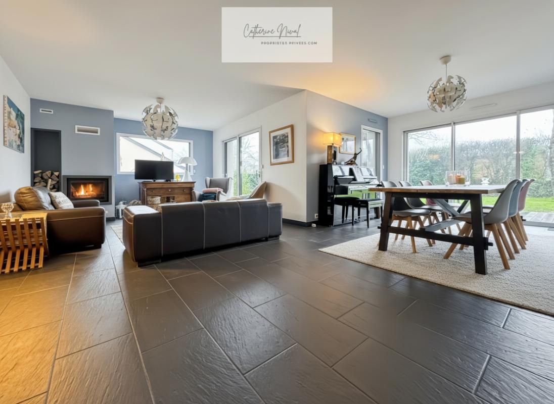 Pornichet , Maison contemporaine 2016, 5 chambres, un bureau