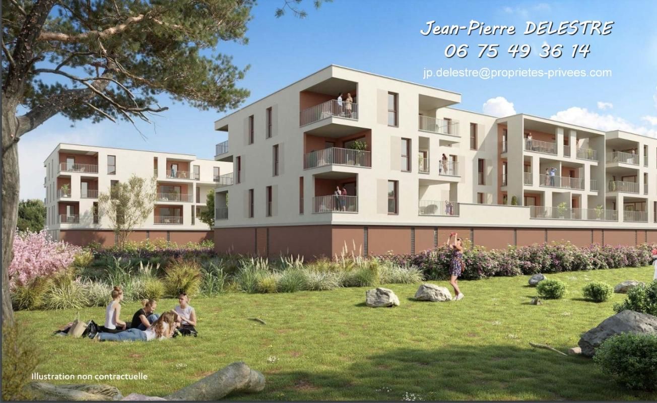 APPARTEMENT 3 PIECES avec balcon Box et parking privatif à VIF