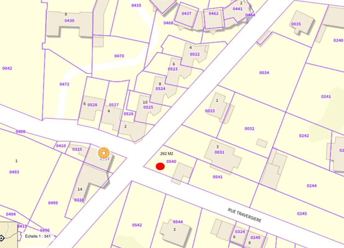 Terrain avec garage et dépendance St Marie