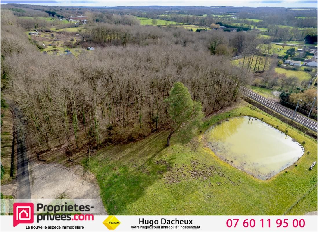 Terrain constructible - Thenioux, avec un étang - 4322 m² -