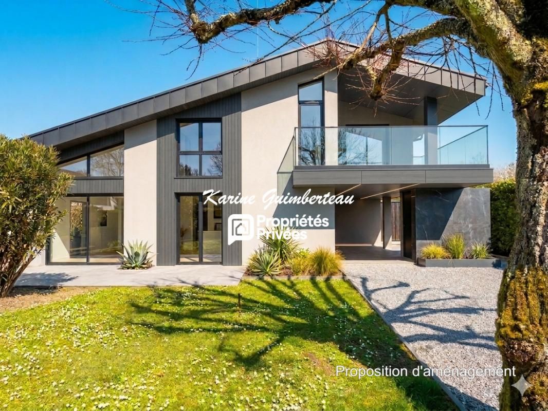 Libourne - Maison d'architecte 213 m² avec grand jardin