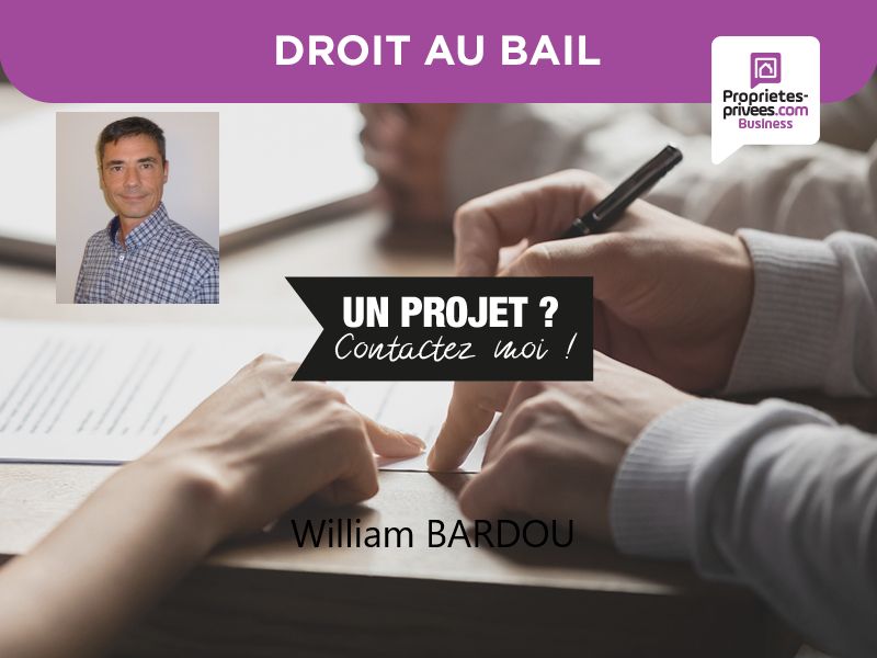 Cession de bail- ANGLE DE RUE- local 50 m²