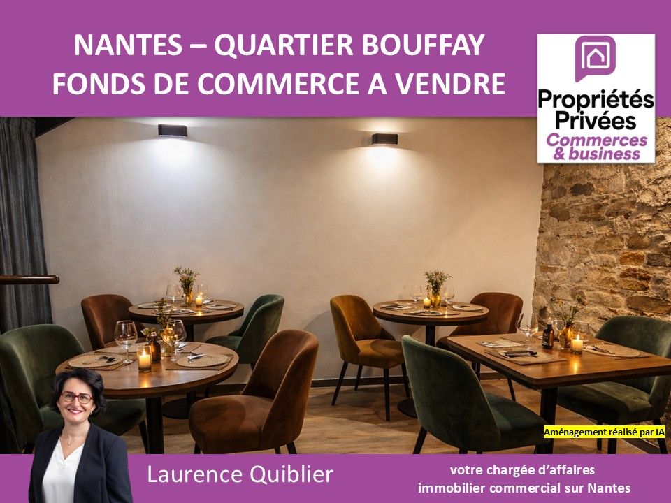 44000 NANTES BOUFFAY- RESTAURANT 30 COUVERTS, TERRASSE