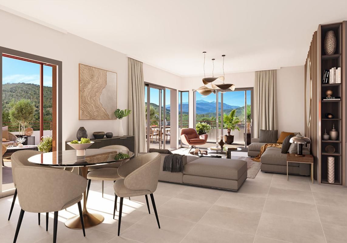 Appartement CERET 4 pièces d'environ 90 m2 avec terrasse et garage double