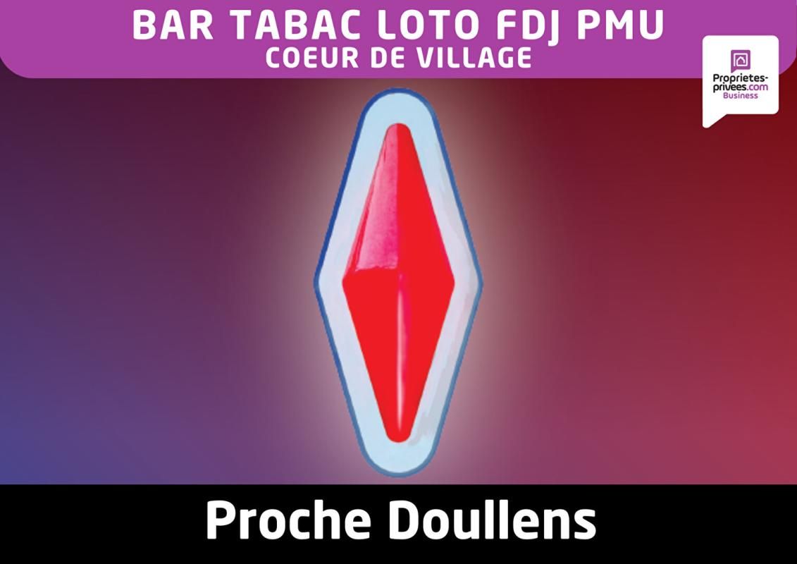 BAR TABAC LOTO FDJ PMU - 2 terrasses extérieures - logement de fonction - Proche Doullens