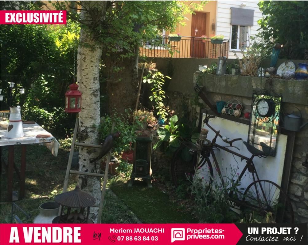 EN EXCLUSIVITE : DUPLEX 57 M²+ GRAND JARDIN PRIVATIF 50M²+ CAVE 10m² A ALFORTVILLE