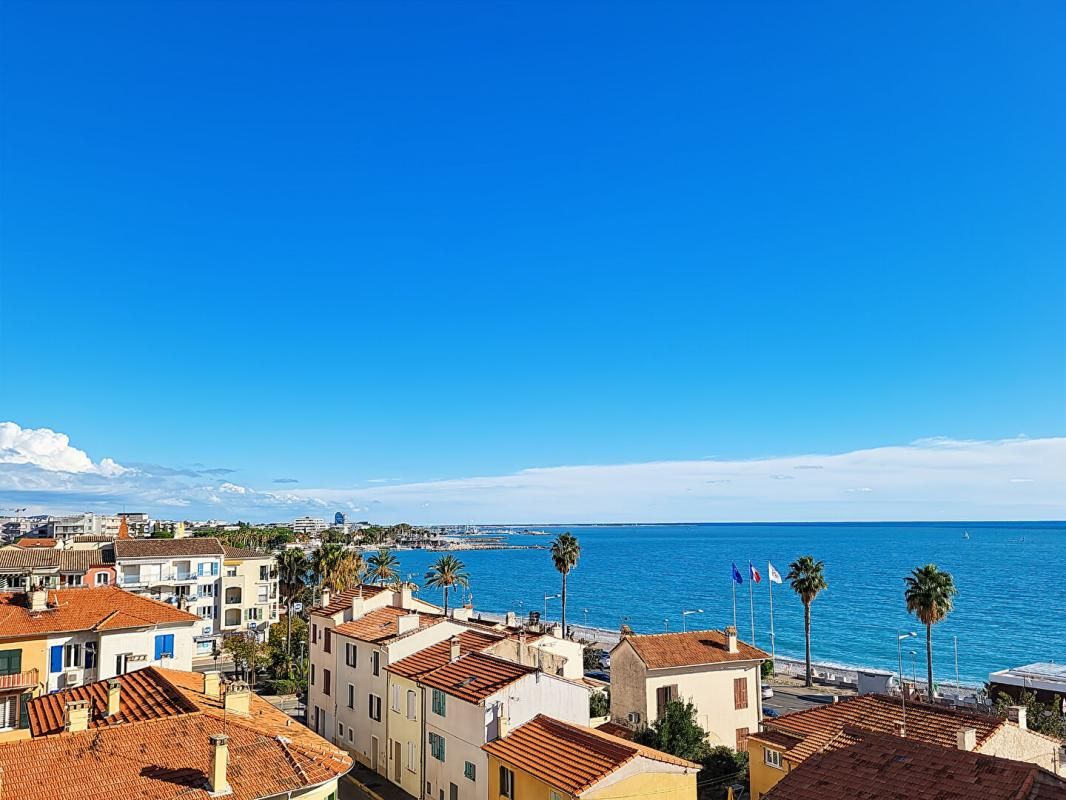 Appartement Vue Mer Cros de Cagnes Sur Mer 2 pièces