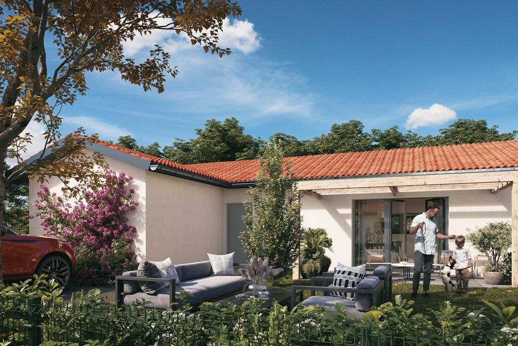 Maison Toussieu 4 chambres avec jardin