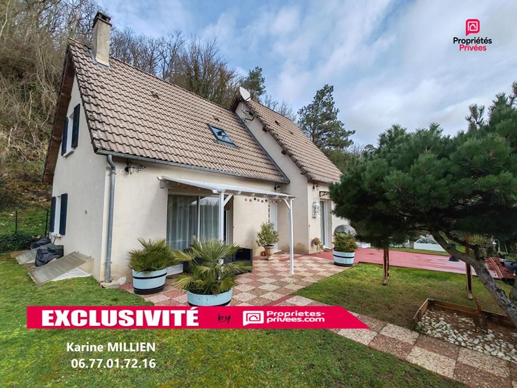 ASNIERES SUR ITON 27180 Maison avec sous-sol - 1 étage - 4 chambres - Terrain - 180 000 HAI
