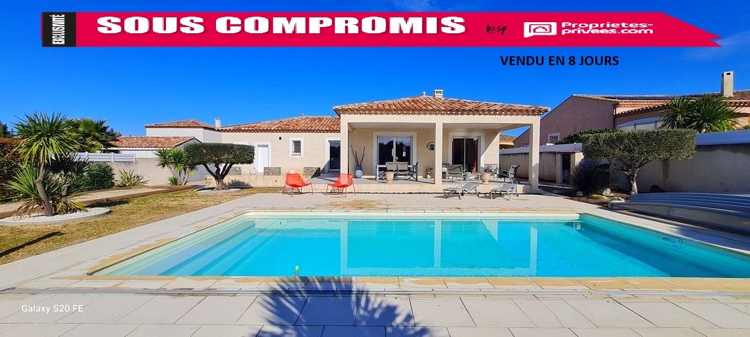 Magnifique villa de 140m2 avec garage et piscine sur 1141m2 de terrain