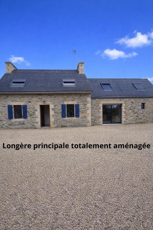 Propriété de charme avec 2 longères rénovées + dépendance à 500 m des plages de Plestin-les-Grèves