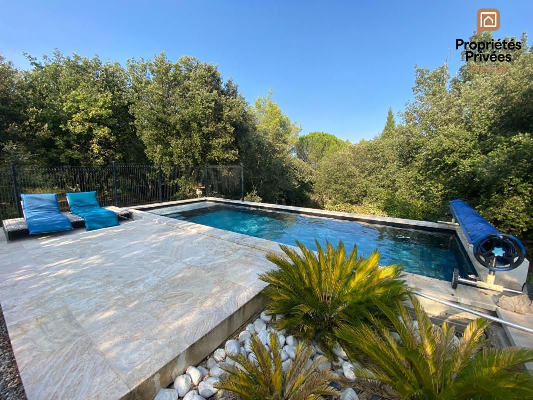 VIVEZ EN VACANCES TOUTE L'ANNÉE - Villa 135m2 avec Piscine, Sauna & Jacuzzi - 6 385 m² - Sans Vis-à-Vis - BRAS 83149