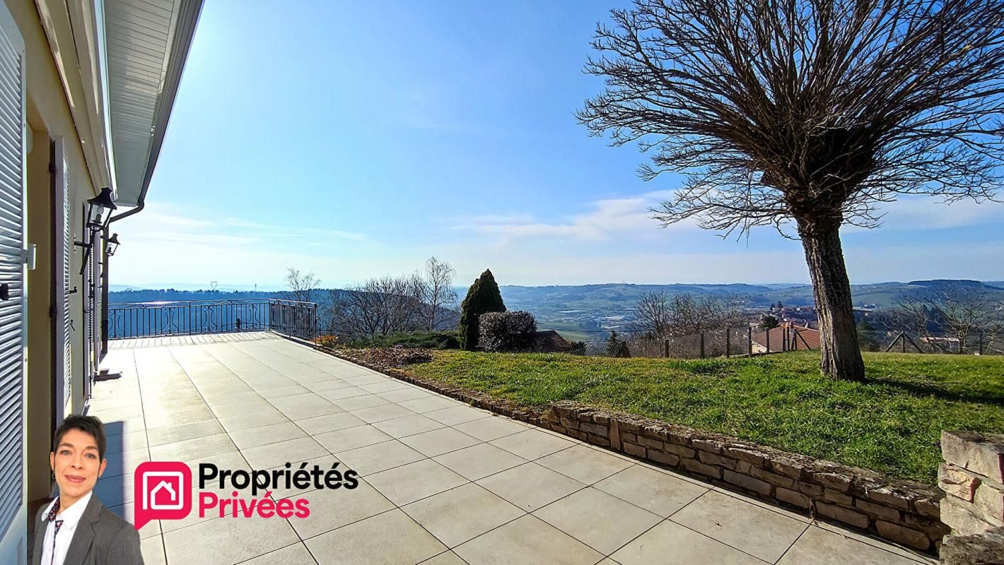 THIZY-LES-BOURGS (69240) , Maison individuelle avec vue , 4 chambres, garages, terrain 1700 m²
