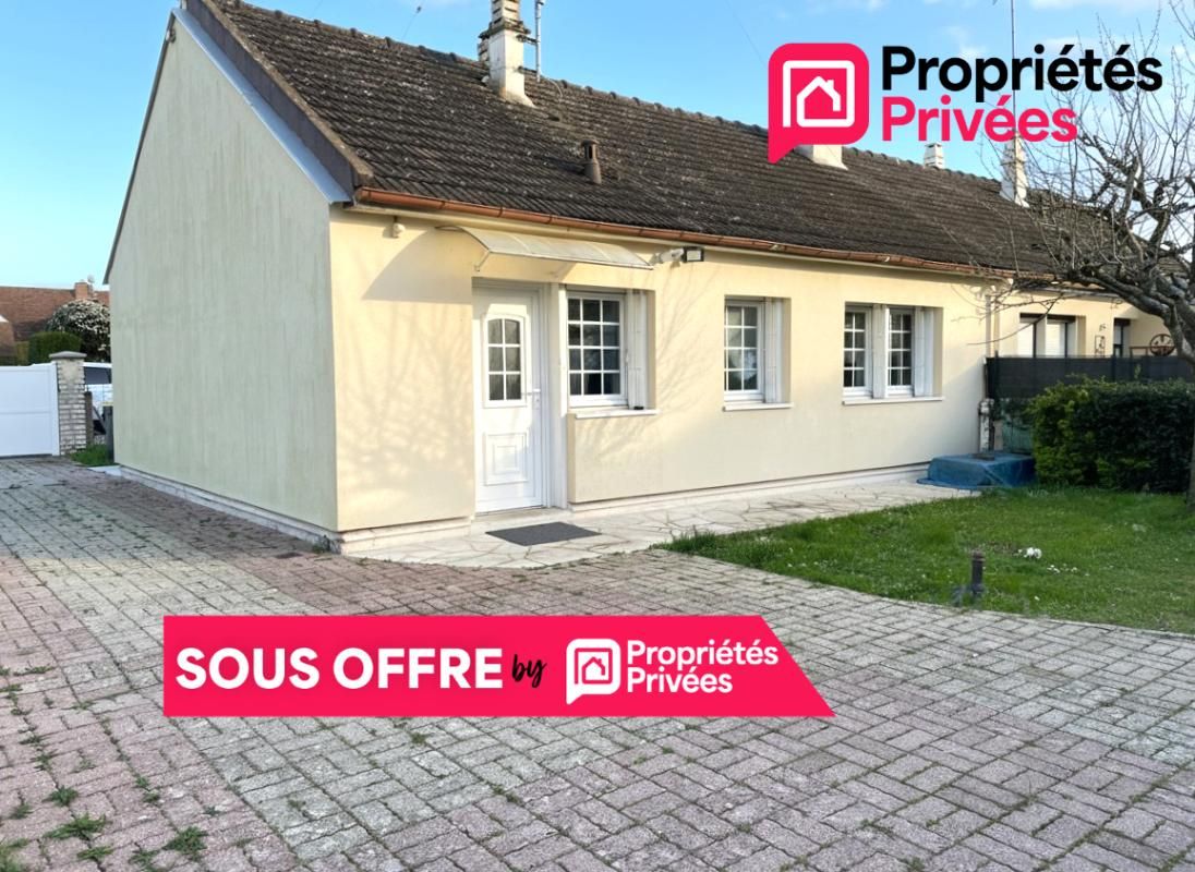 IVRY LA BATAILLE Maison plain pied 2 chambres 3 pièce(s) 57 m2 jardin 460 m2 172900 HAI