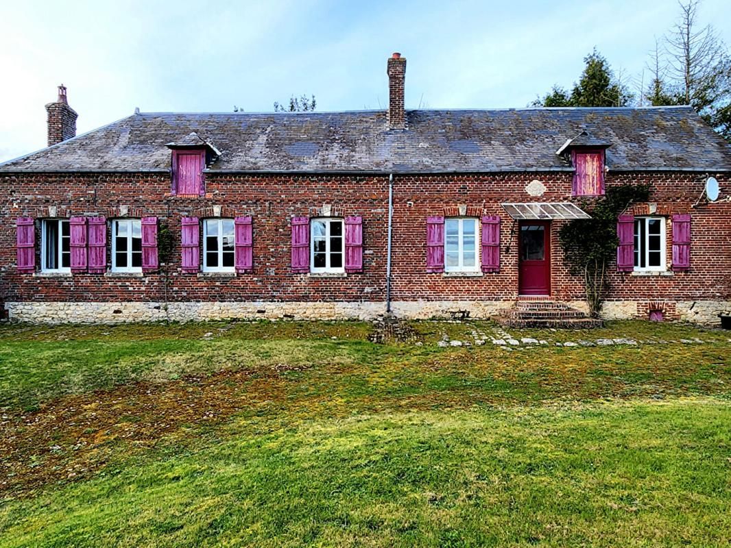 Villers Sur Auchy - Longère de 93.50 m2 - 3 chambres + batiment de 80 m2 à restaurer - Prix : 185.300