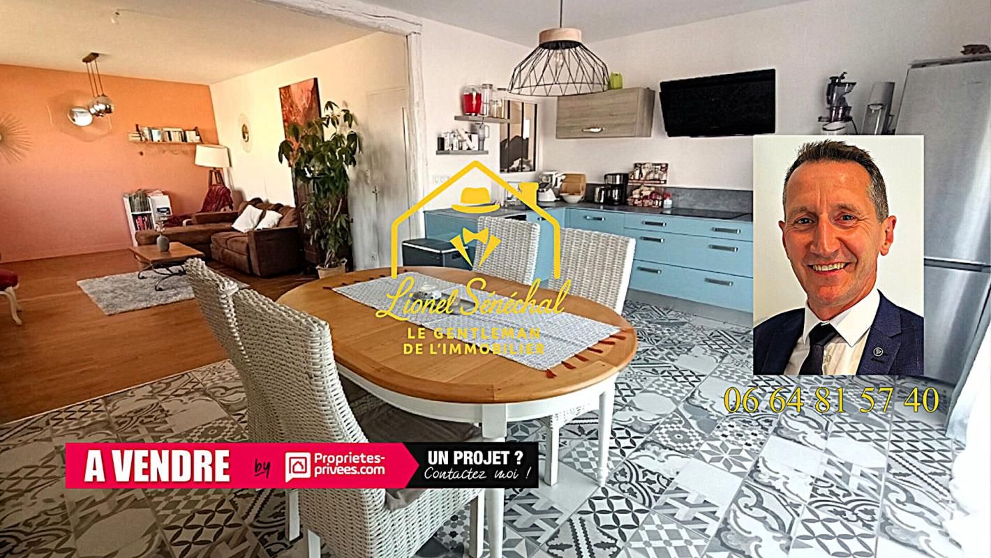 Maison lumineuse entièrement rénovée et peu énergivore de 85 m2 sur une parcelle de plus de 600 m2