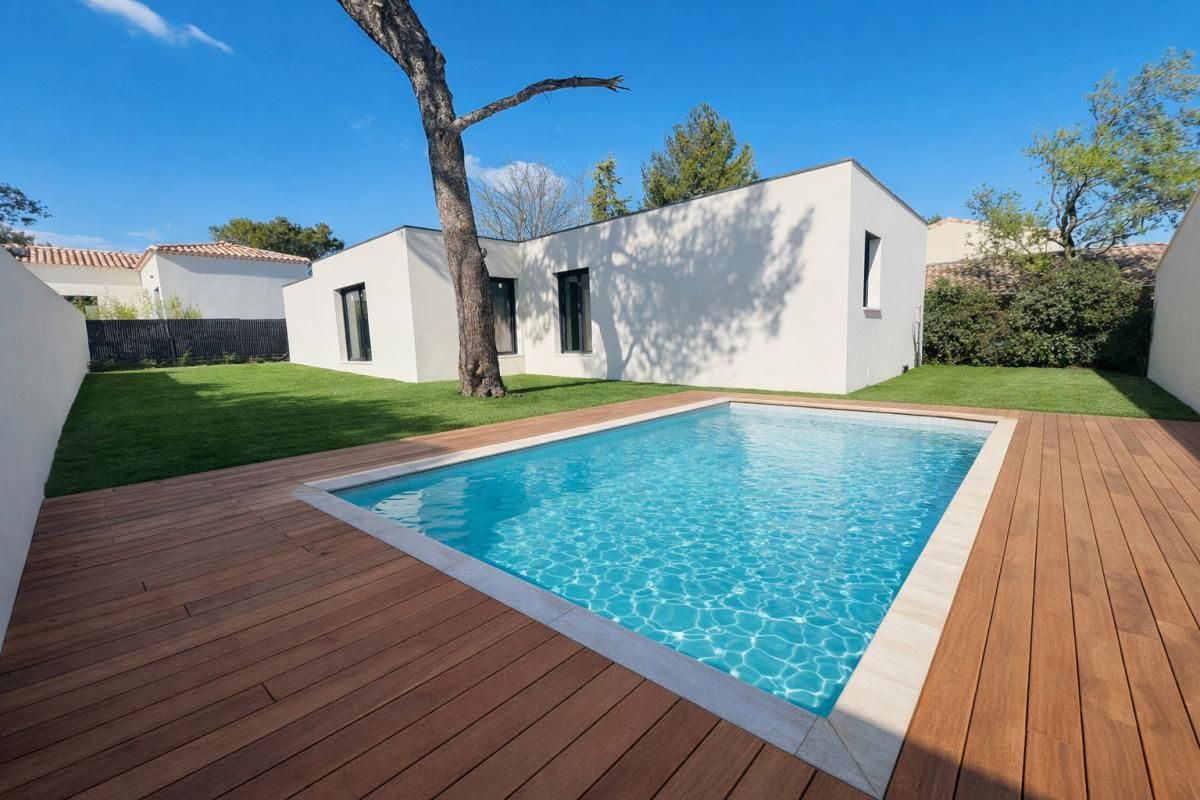 Maison neuve Avignon 4 pièce(s) d'environ 105m² plain pied frais de notaire réduit