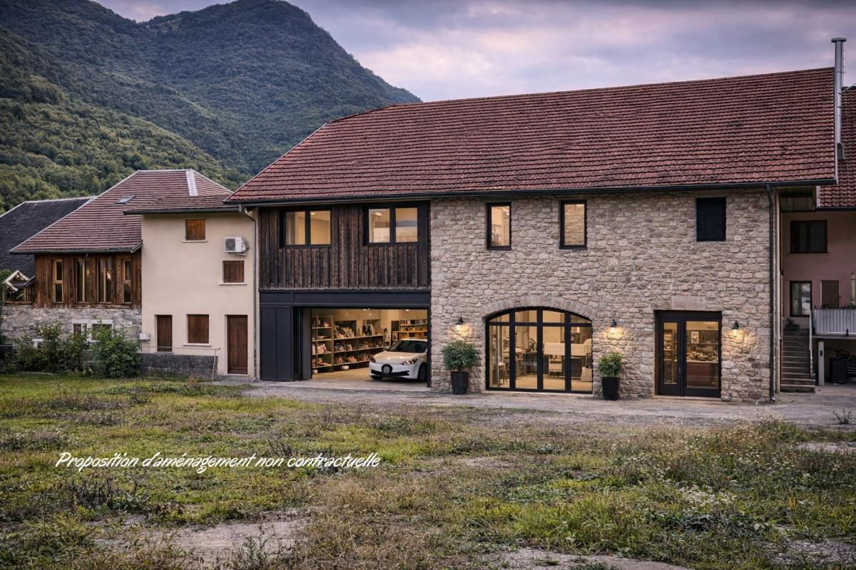 Grange authentique à fort potentiel 600 m2 Marlens