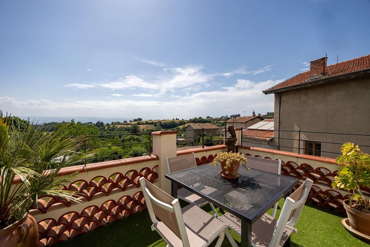 Maison de village avec jardin et vue panoramique