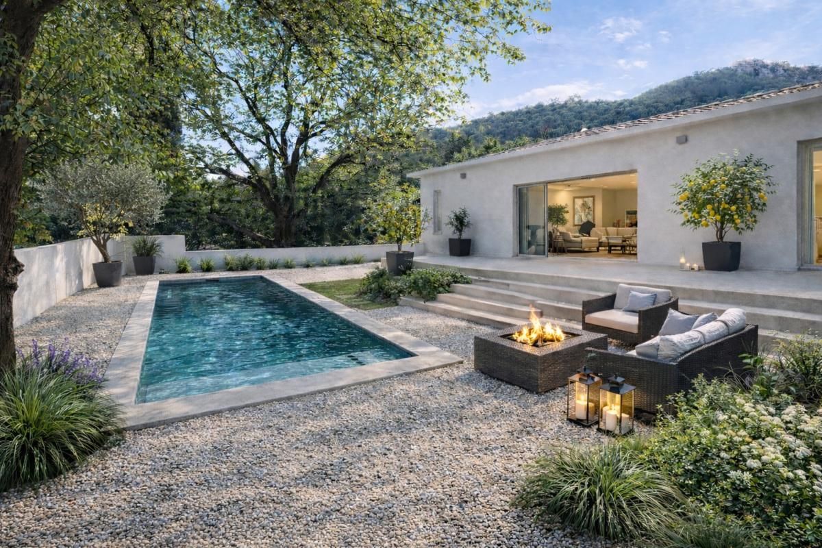 Villa Contemporaine neuve -plain-pied T5 de 128m² sur un terrain de 750m²