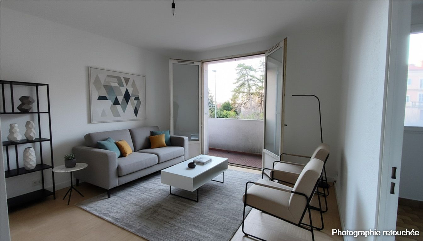 Appartement T1 avec balcon- terrasse et cave