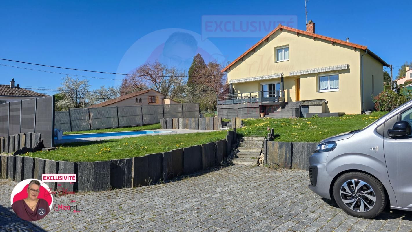 Maison individuelle 180 m² avec jardin, garage et piscine, proche centre-ville Issoire